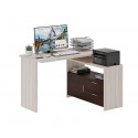 Компьютерный стол Домино Lite СКЛ-Прям120 + ТБЛ (левый) фото Stolmag