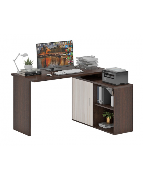 Компьютерный стол Домино Lite СКЛ-Прям130 + ТБЛ-2 (правый) Мэрдэс - 10690 ₽