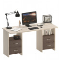 Компьютерный стол Домино Lite СКЛ-Прям150 (две тумбы) Мэрдэс - 11390 ₽
