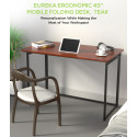 Складной письменный стол (для компьютера) EUREKAERK-FT-43T с шириной 109 см, Teak Eureka - 11990 ₽