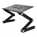 Стол для ноутбука Cactus CS-LS-T8-C серебристый с кулером (27x42см) Cactus - 2890 ₽