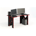Компьютерный стол СКП-2 GL-2 черный с красным G-Line - 5440 ₽