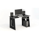 Компьютерный стол СКП-4 GL-4 черный с белым G-Line - 5960 ₽