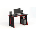 Компьютерный стол СКП-4 GL-4 черный с красным G-Line - 5960 ₽