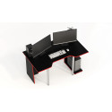 Компьютерный стол СКП-6 GL-6 черный с красным G-Line - 7340 ₽