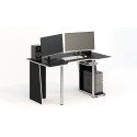 Компьютерный стол СКП-6 GL-6 черный с белым G-Line - 7340 ₽