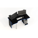 Компьютерный стол СКП-6 GL-6 черный с синим G-Line - 7340 ₽