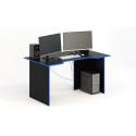 Компьютерный стол СКП-7 GL-7 черный с синим G-Line - 6040 ₽