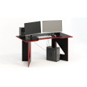 Компьютерный стол СКП-9 GL-9 черный с красным G-Line - 6420 ₽