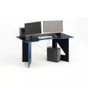 Компьютерный стол СКП-10 GL-10 черный с синим G-Line - 5530 ₽