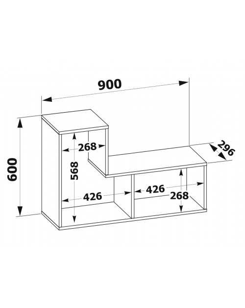 Стеллаж СОКОЛ ПК-9, 8 шт. Вариант 3 фото Stolmag