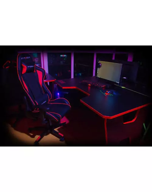 Компьютерный стол Generic Comfort Gamer2 Black/LE/NW фото Stolmag