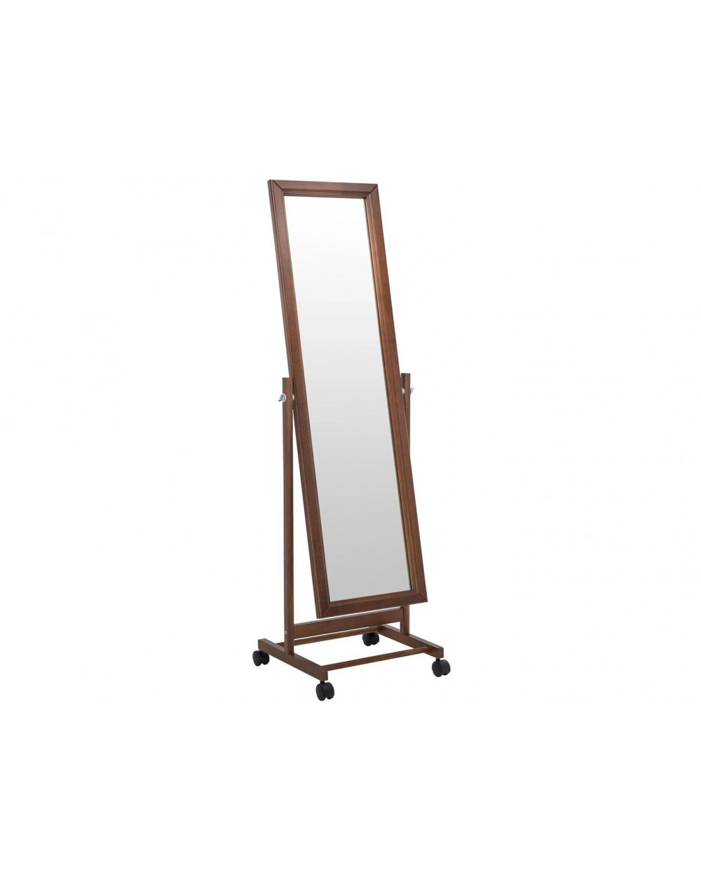 Зеркало напольное В 27Н средне-коричневый 137 см х 42,5 см фото Stolmag