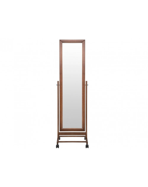 Зеркало напольное В 27Н средне-коричневый 137 см х 42,5 см фото Stolmag