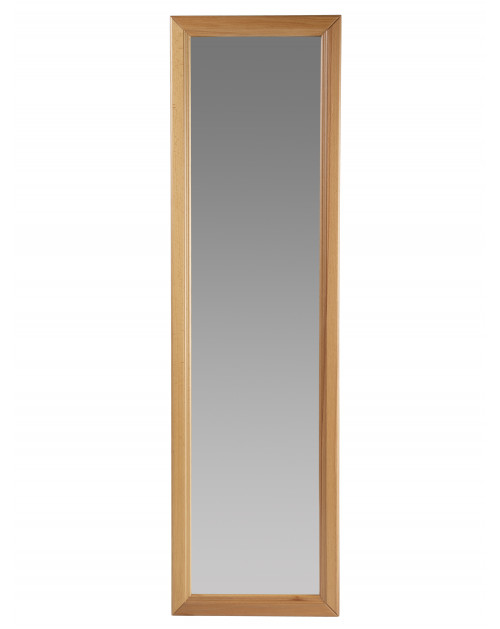 Зеркало настенное Селена светло-коричневый 116 см х 33,7 см фото Stolmag