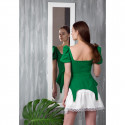 Зеркало настенное BeautyStyle 9 белый 138 см х 35 см фото Stolmag