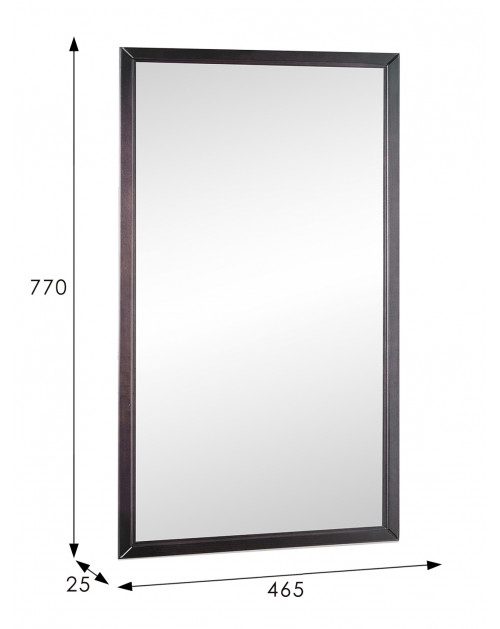 Зеркало настенное Артемида венге 77 см х 46, 5 см Мебелик фото