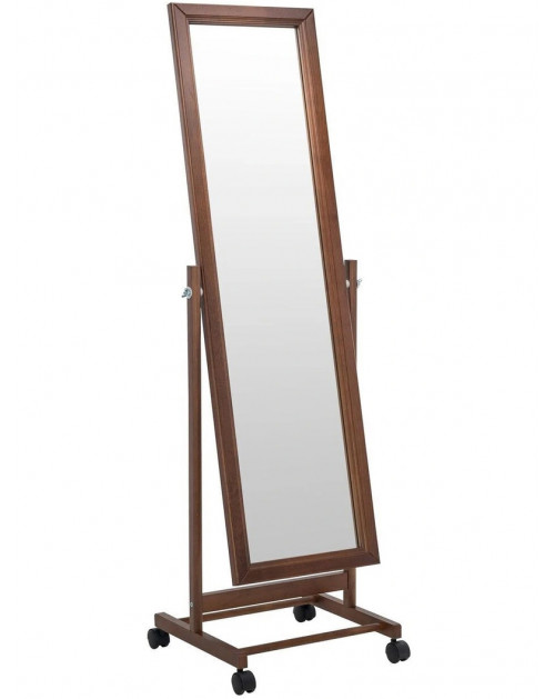 Зеркало напольное BeautyStyle 27 средне-коричневый 135 см х 42,5 см фото Stolmag