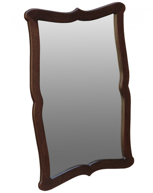 Зеркало навесное Берже 23 темно-коричневый 97 см х 67 см фото Stolmag
