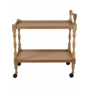 Стол сервировочный Бридж светло-коричневый Мебелик фото