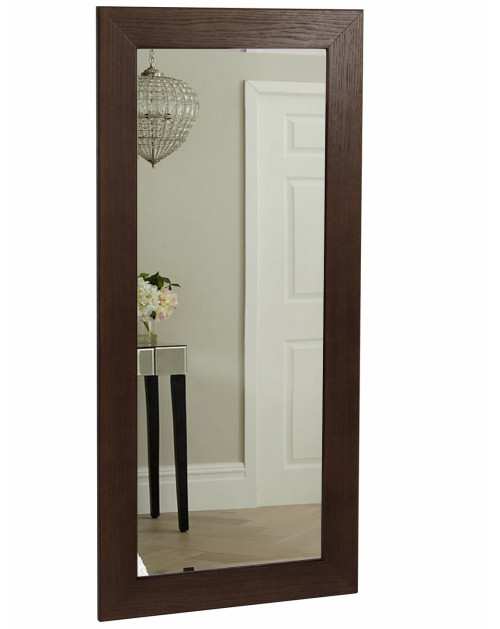 Зеркало навесное Берже 24-90 темно-коричневый 90 см х 55 см Мебелик фото