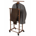 Вешалка костюмная на колесах В 22Н средне-коричневый Мебелик фото