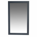 Зеркало навесное Берже 24-105 серый графит 105 см х 65 см фото Stolmag