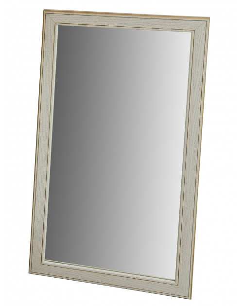 Зеркало Васко В 61Н белый ясень/золото 110 см х 60 см фото Stolmag