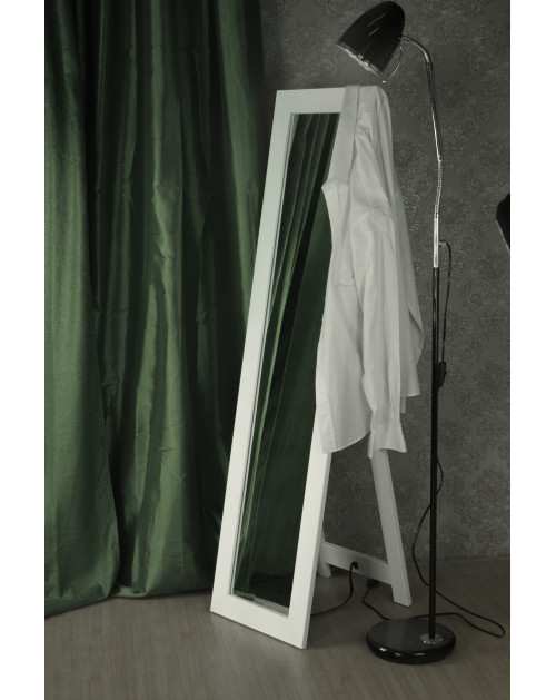 Зеркало напольное BeautyStyle 8 белый 138 см х 35 см фото Stolmag