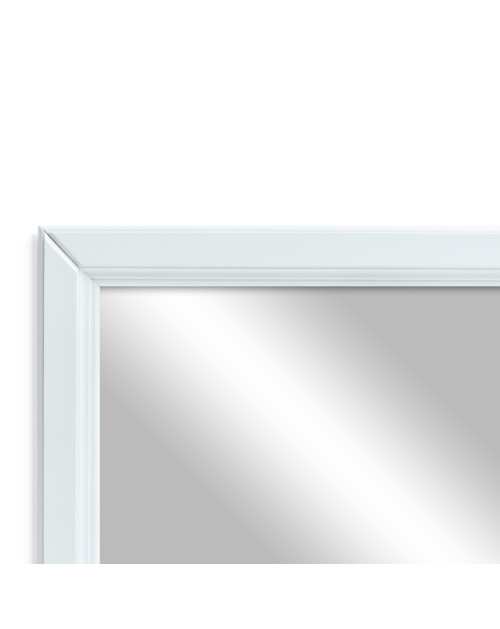 Зеркало настенное Ника белый 119,5 см x 60 см фото Stolmag