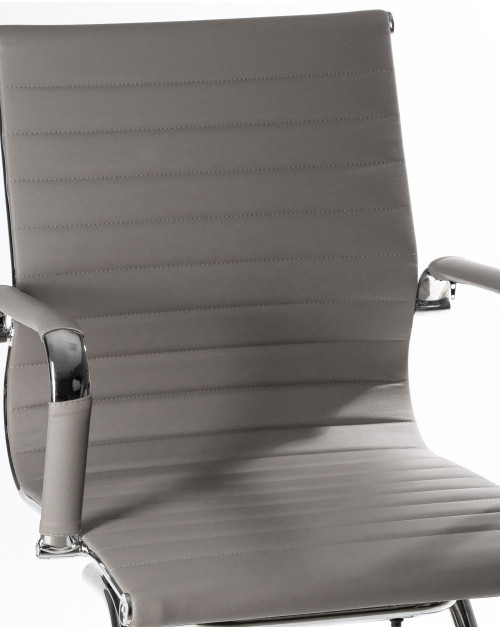 Офисное кресло для посетителей DOBRIN CODY, серый фото Stolmag