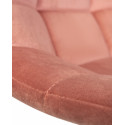 Стул барный DOBRIN TAILOR WHITE, пудрово-розовый велюр (MJ9-32) фото Stolmag