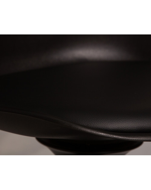 Стул обеденный DOBRIN TULIP, черное основание, цвет черный (B-03) Dobrin фото