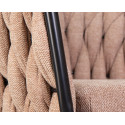 Стул барный DOBRIN LEON, коричневая ткань (LAR 275-3) фото Stolmag