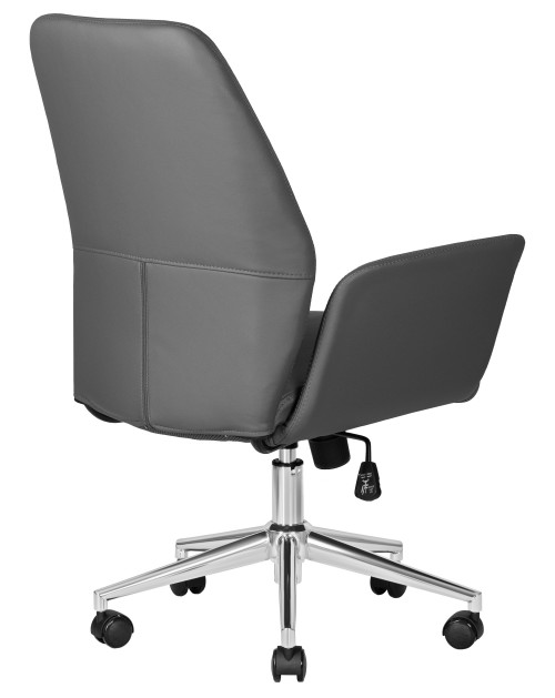 Офисное кресло для руководителей DOBRIN SAMUEL, серый фото Stolmag