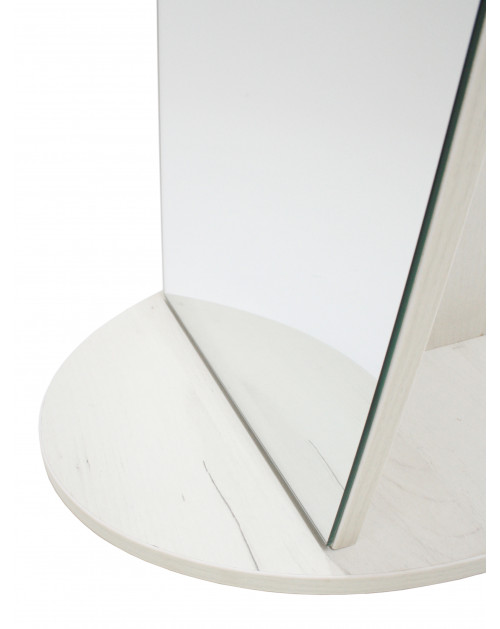 Зеркало напольное Стелла 1 дуб крафт белый 157,8 см х 40,4 см фото Stolmag
