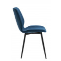 Обеденный стул Boom Ткань Синий фото Stolmag