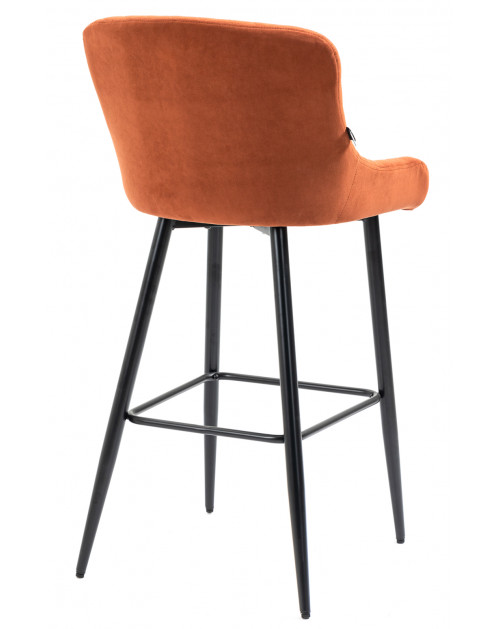 Барный стул Nico Ткань Терракотовый фото Stolmag