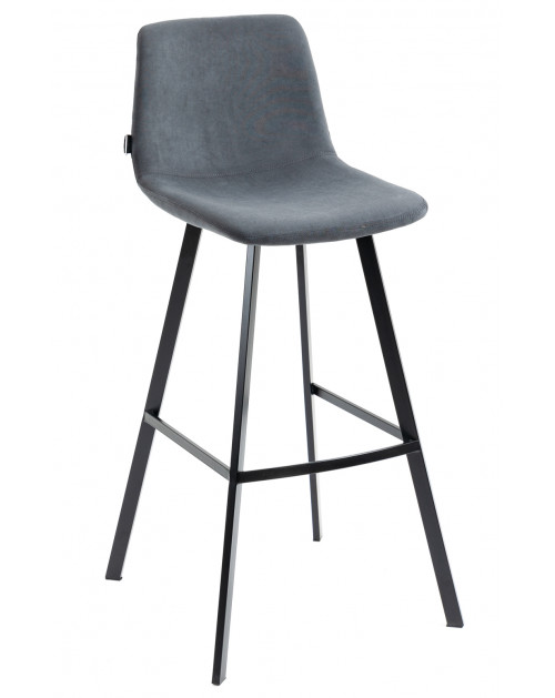 Барный стул Signal Ткань Темно-серый фото Stolmag