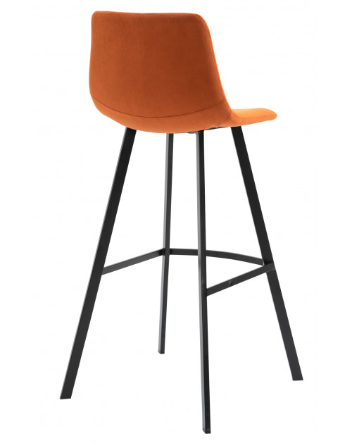 Барный стул Signal Ткань Оранжевый фото Stolmag