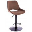 Барный стул Flash Ткань Шоколад фото Stolmag