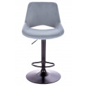 Барный стул Flash Ткань Серый фото Stolmag
