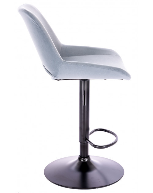 Барный стул Flash Ткань Серый фото Stolmag