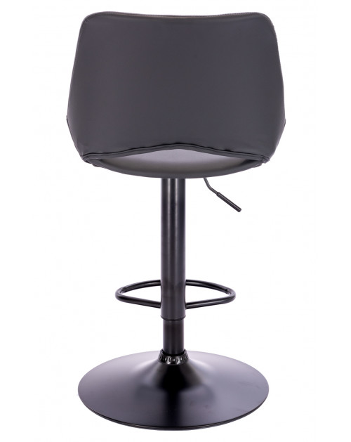 Барный стул Flash Экокожа Черный фото Stolmag