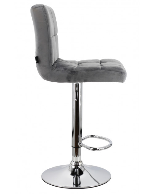 Барный стул Asti Ткань Серый фото Stolmag