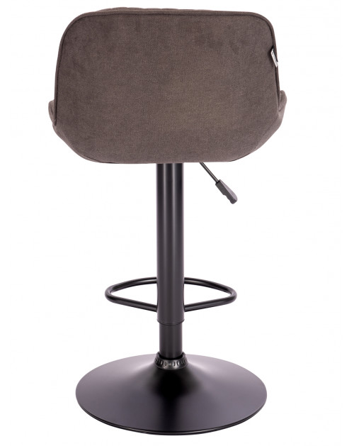 Барный стул Grace Black Ткань Темно-коричневый фото Stolmag