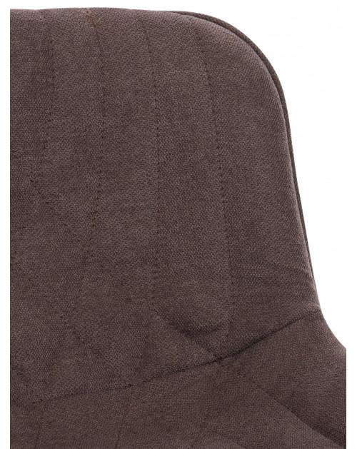 Барный стул Grace Black Ткань Темно-коричневый фото Stolmag
