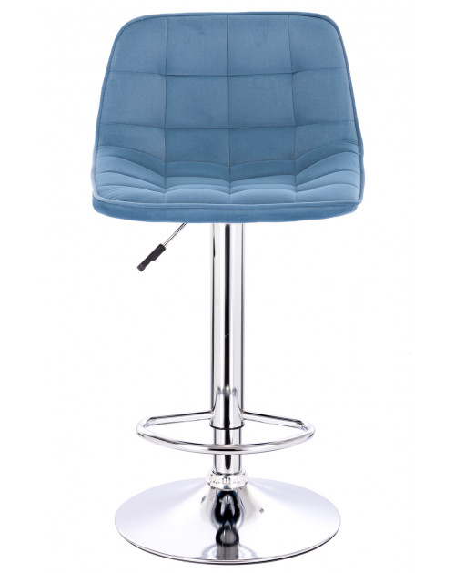 Барный стул Cooper Ткань Голубой фото Stolmag