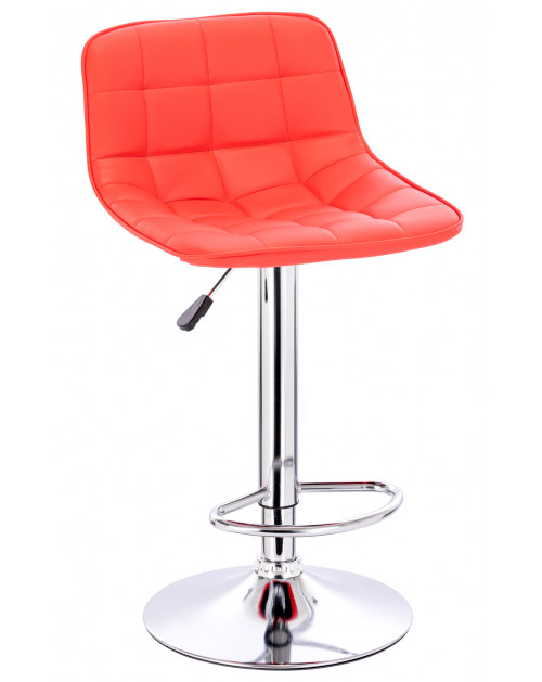 Барный стул Cooper Экокожа Красный фото Stolmag