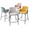 Полубарный стул NYX (H65cm) VF109 розовый/VF110 брусничный фото Stolmag